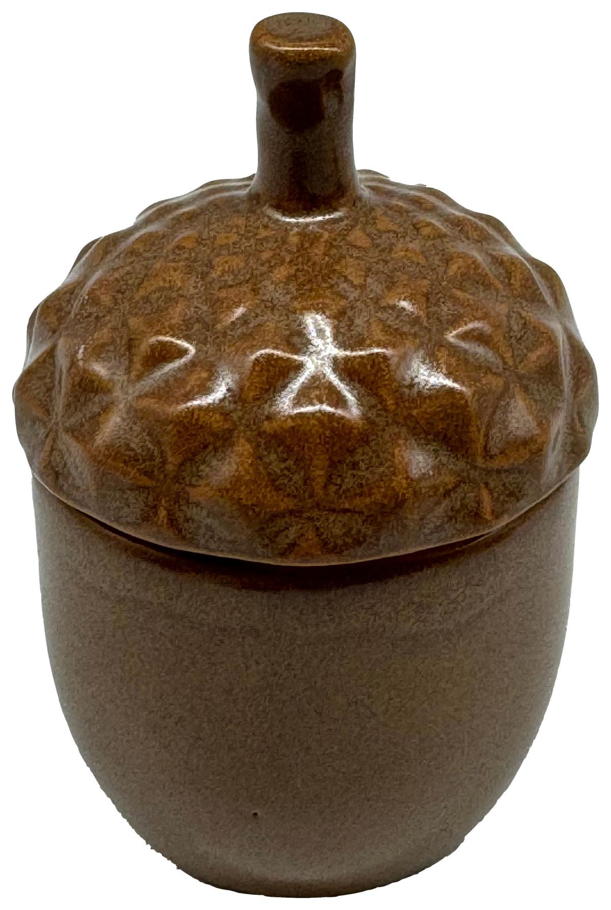 Tannenzapfen Nouri Braun ø ca. 7,5cm - Braun, KONVENTIONELL, Keramik (7,5/12,2cm) - Mömax