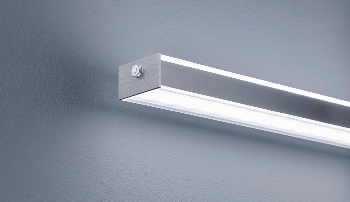LAMPA WISZĄCA LED 60008 VITAN - kolor niklowy, Design, metal (150/7/90-150cm) - Fischer & Honsel