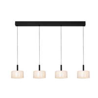 LAMPA WISZĄCA LED PHILADELPHIA *DK* - biały, Design, metal/szkło (134/20/160cm) - Dieter Knoll