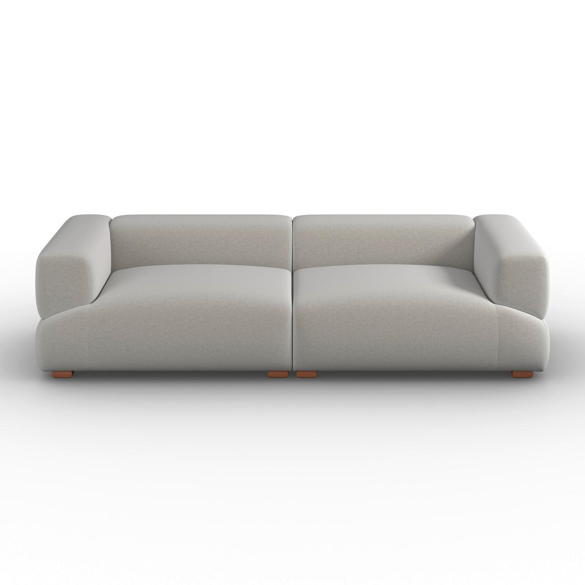 Sofa Talia - siva/smeđa, Moderno, drvo/tekstil (237/61/99cm) - Bessagi Home