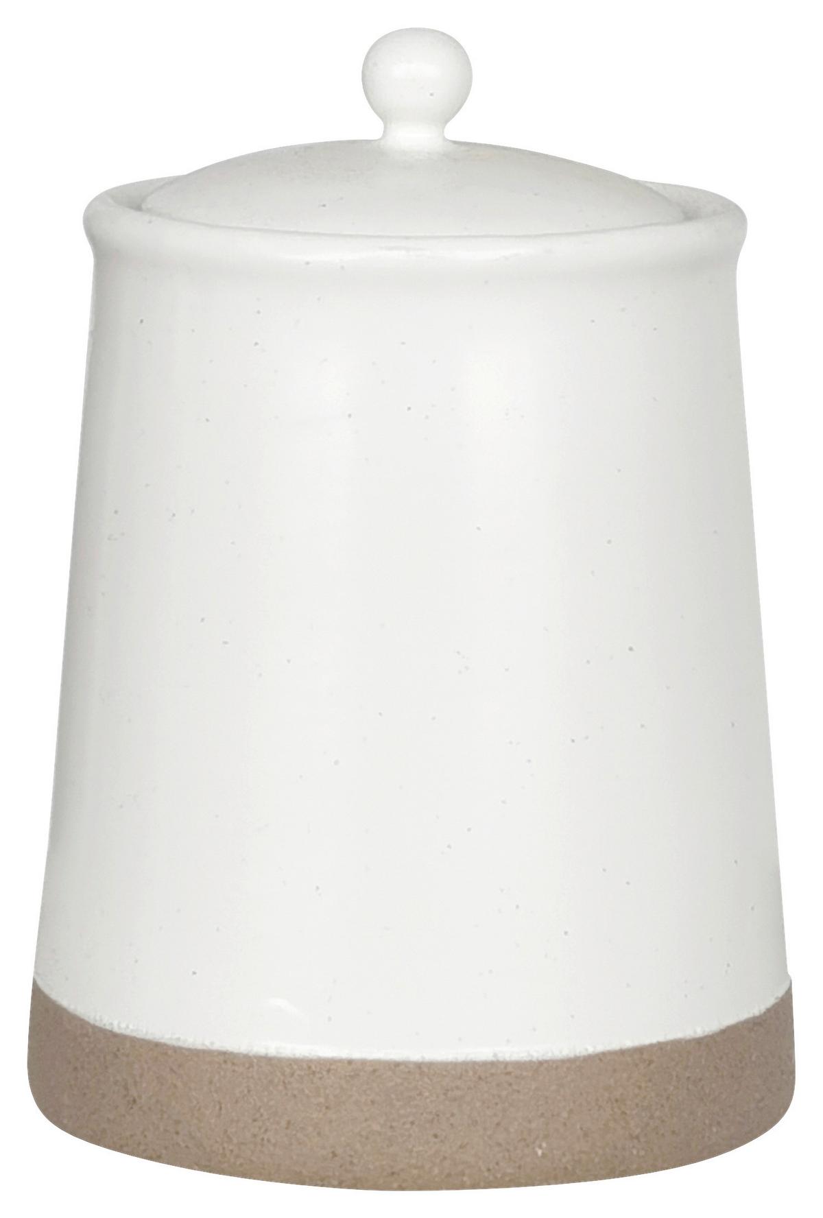 Ételtároló Edény Emilia - fehér, műanyag/kerámia (9/12,5cm) - Zandiara