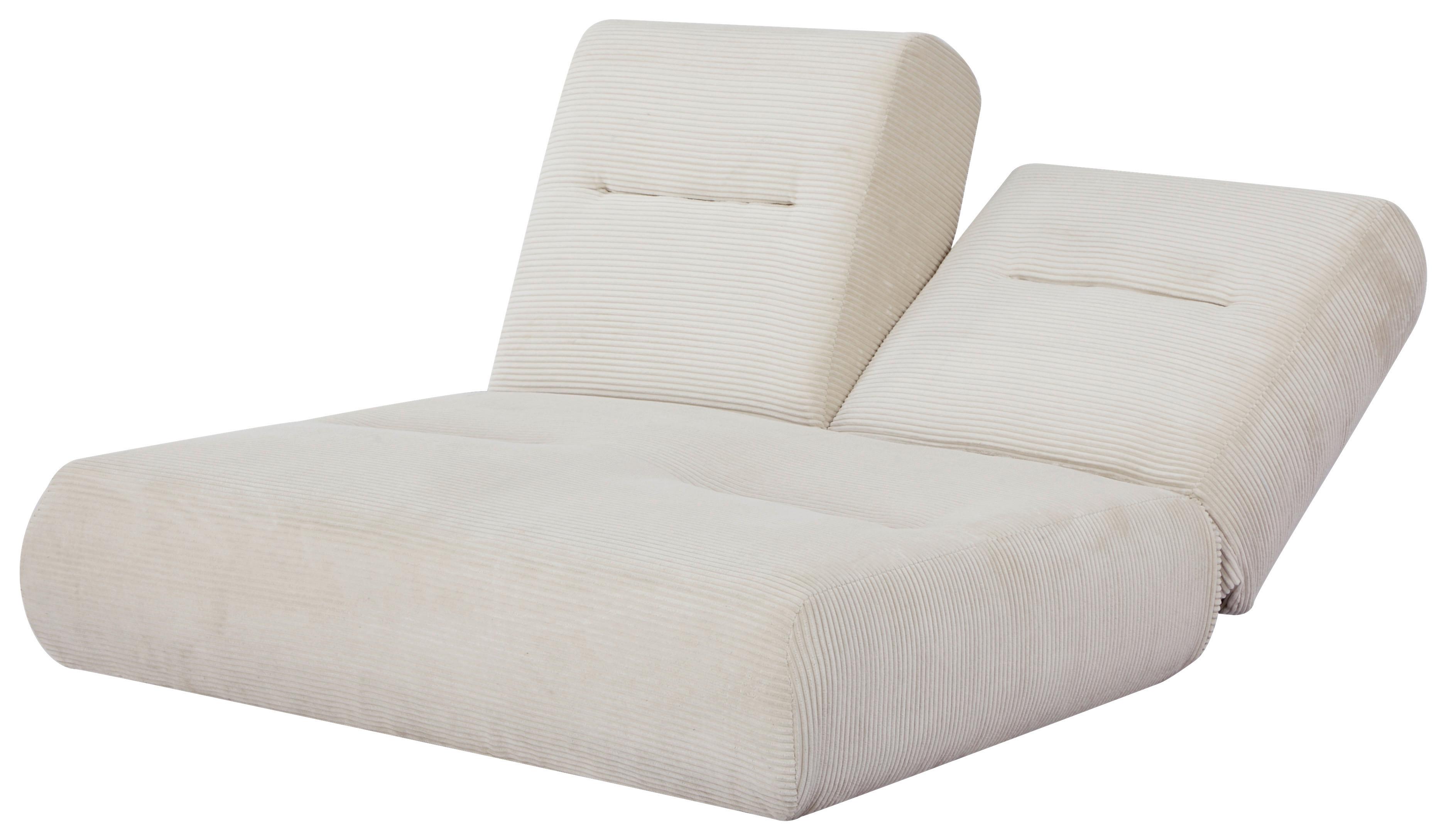 Zofa Luna, Bež, Funkcija Ležišča - bež, Design, tekstil (159/88/160cm) - Livetastic