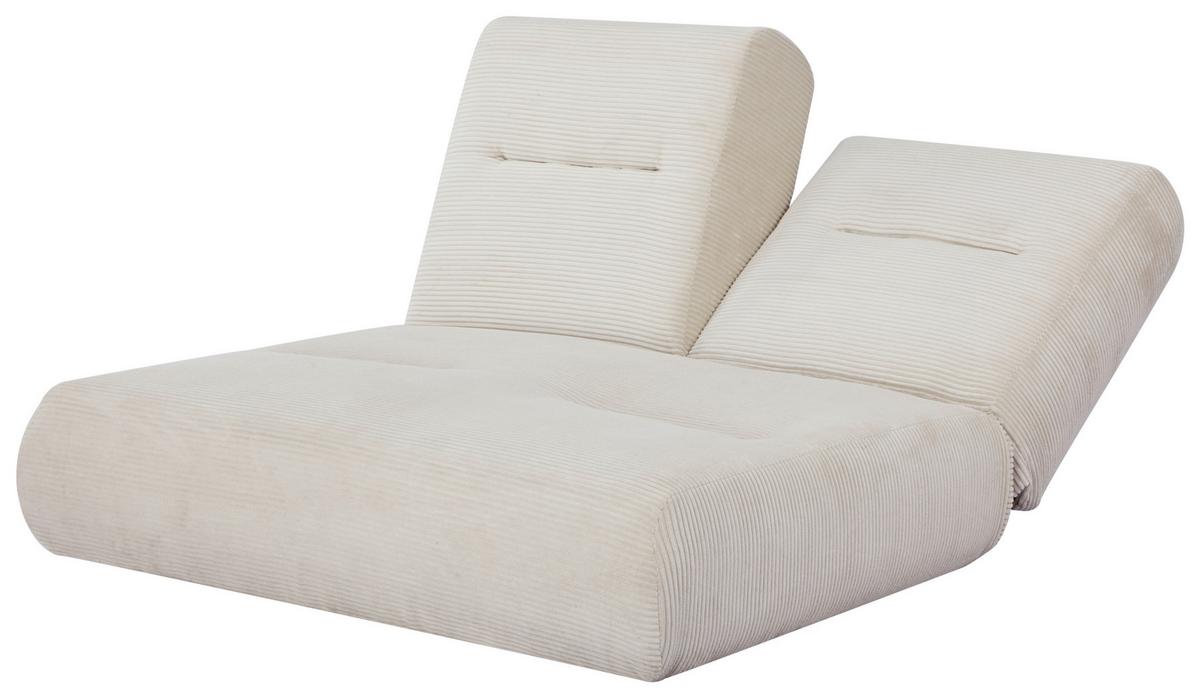 Zofa Luna, Bež, Funkcija Ležišča - bež, Design, tekstil (159/88/160cm) - Livetastic