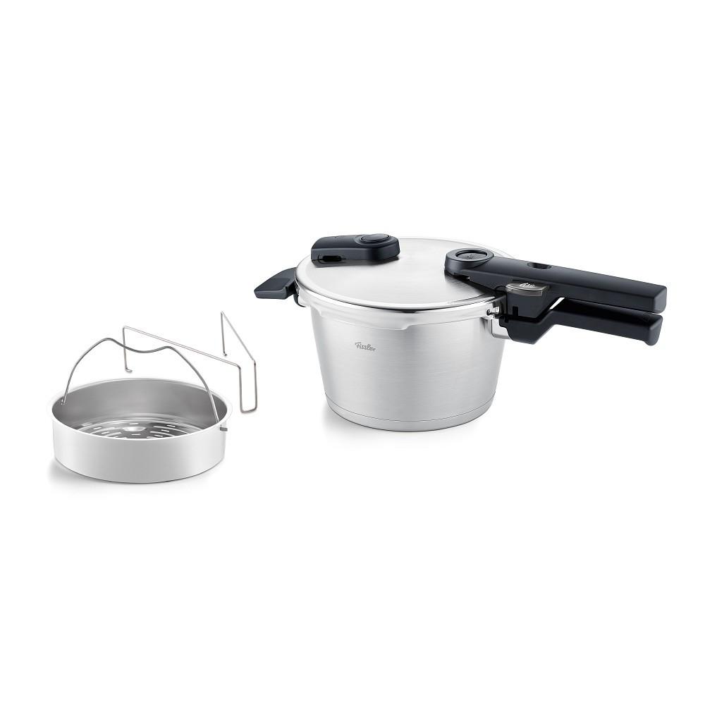 SZYBKOWAR 602-210-02-070/0 FISSLER - kolor srebrny/kolor stalowy, Basics, metal (15/16,5cm) - Fissler