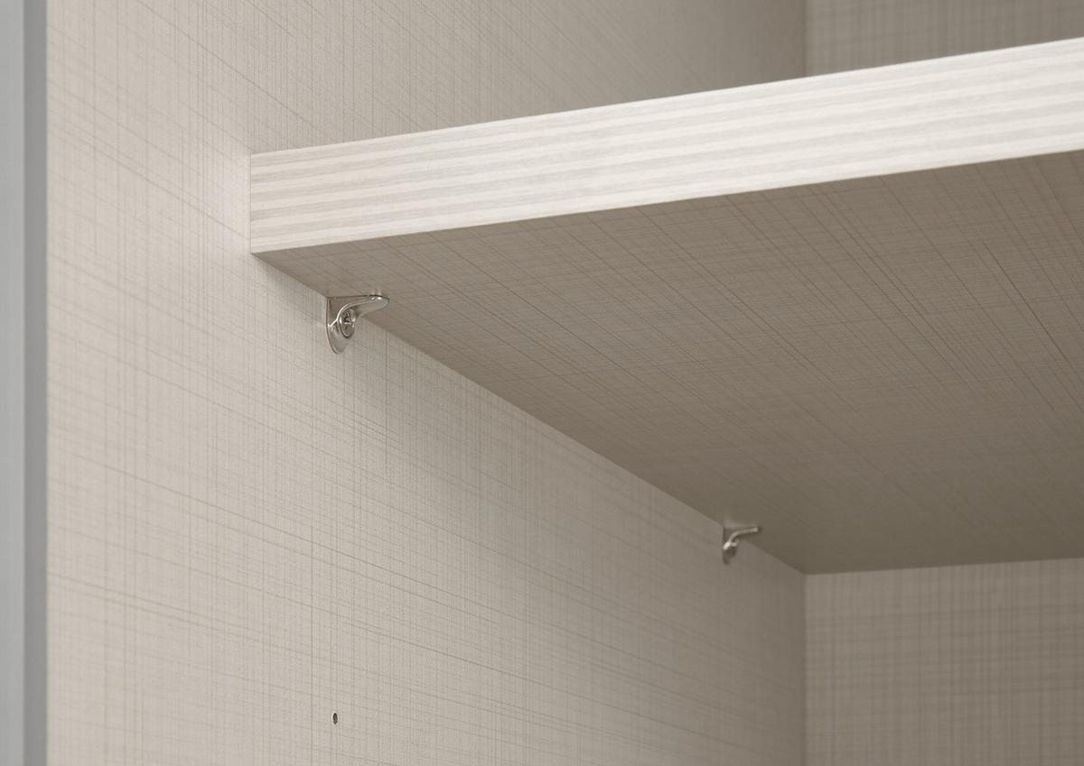 Dulap glisant cu uși de sticlă INCLUDO - ivoar, Konventionell, sticlă/material pe bază de lemn (298/222/68cm) - Premium Living