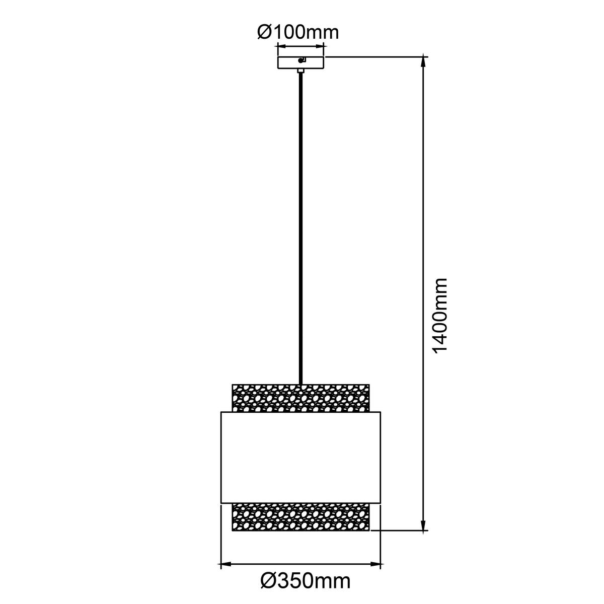 Hängeleuchte Waterlilly Grau/Beige max. 60 Watt - Beige/Grau, Natur, Naturmaterialien/Textil (35/140cm) - Brilliant