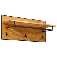 PANEL DO PRZEDPOKOJU KELIO - kolor dębowy/antracytowy, Natur, materiał drewnopochodny/metal (85/30/28cm) - Linea Natura