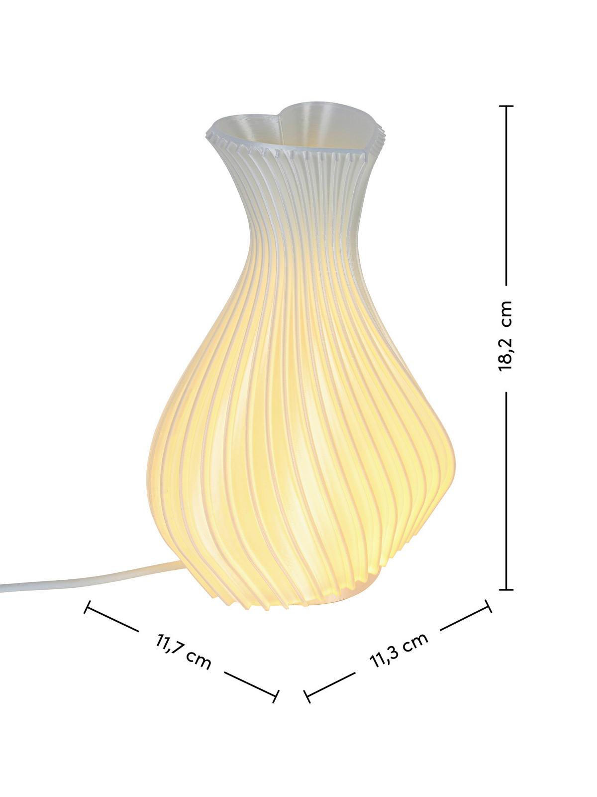 Namizna Led-svetilka Sophie - bela, Moderno, umetna masa (11,7cm) - Mömax