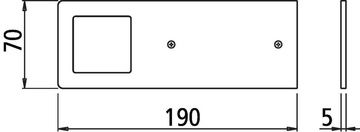 Unterbauleuchten-Set 101090 Schwarz - Schwarz, LIFESTYLE, Metall (19/7/0,5cm) - HKT