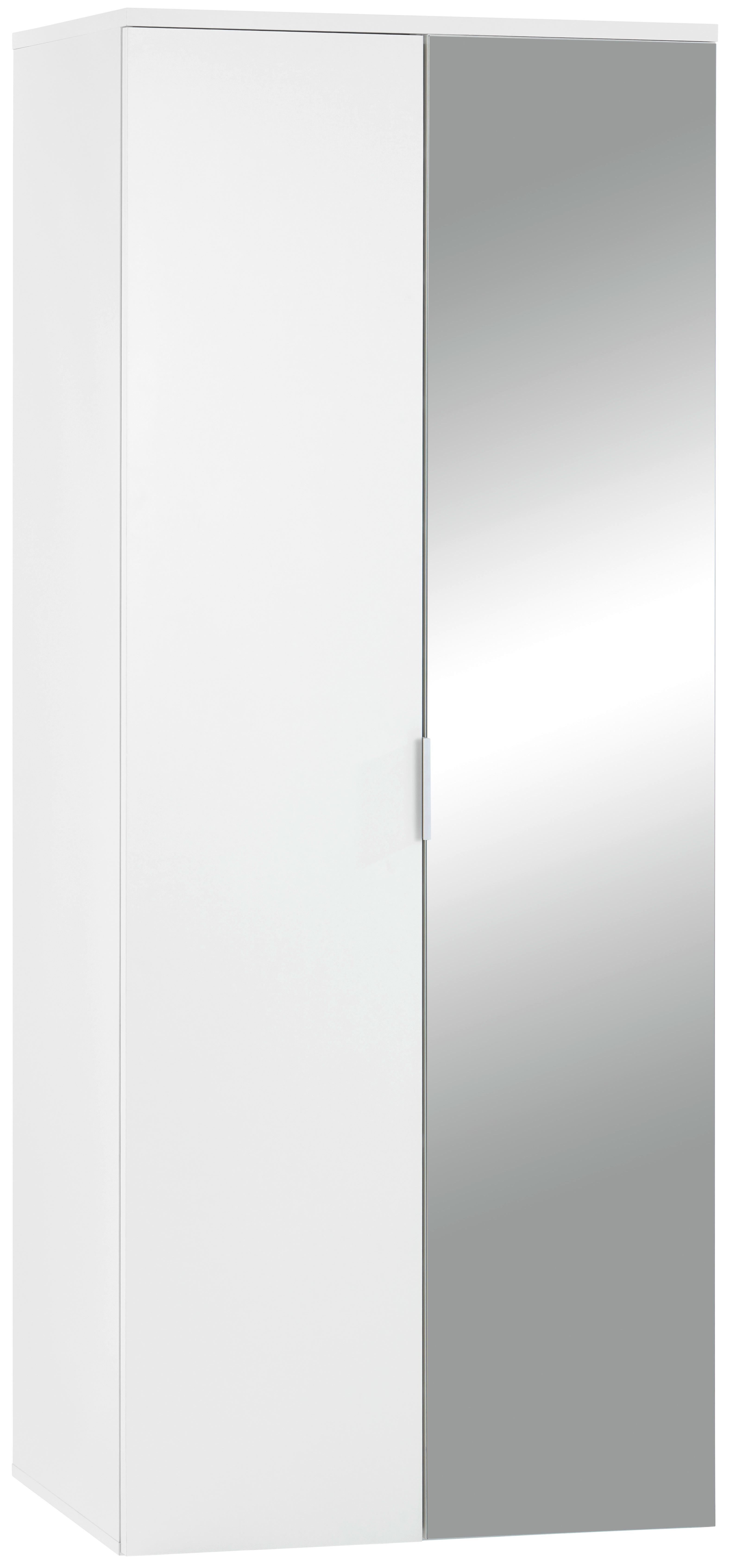 Ormarić Za Cipele Mx 150 - bijela/boje aluminija, Moderno, drvni materijal/metal (80/190/38cm) - Modern Living