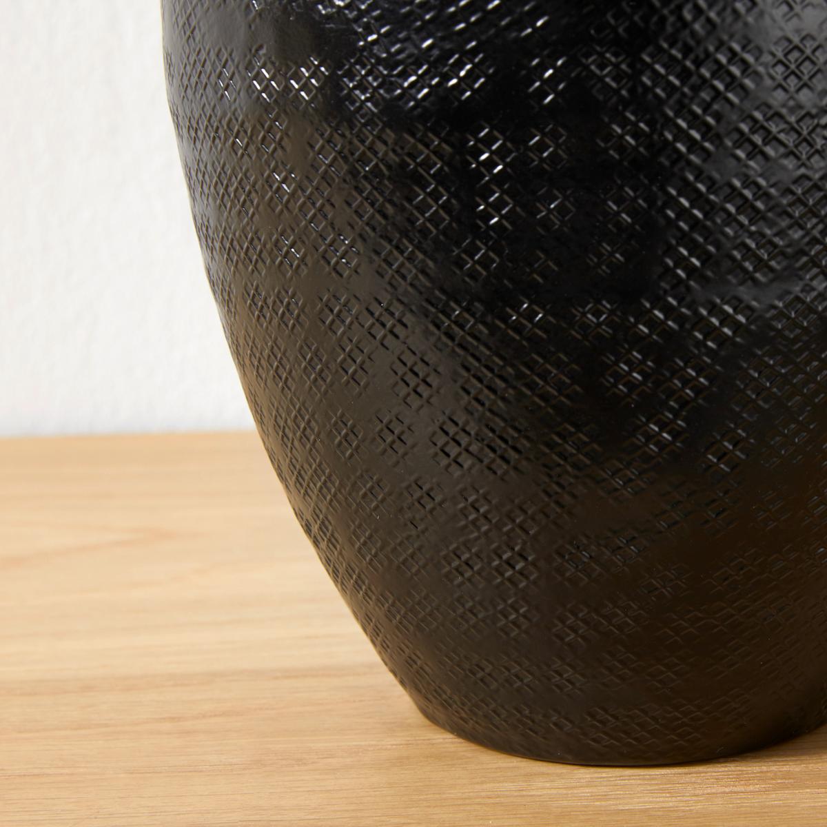 WAZON NOORWIJK - czarny, Modern, metal (18/21cm)