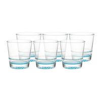 KOMPLET SZKŁA STOŁOWEGO ADORNO - jasnoniebieski, Modern, szkło (400ml) - Bessagi Home