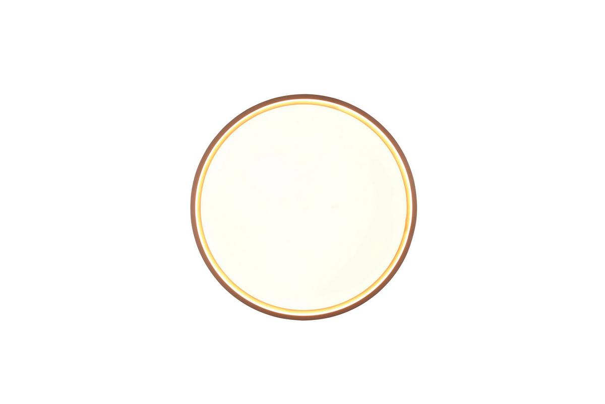 LED-Deckenleuchte Doha in Braun max. 29 Watt - Braun, MODERN, Metall (45/5,5cm) - Trio Leuchten