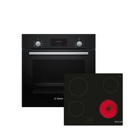 Backofenset HBD231FB65 in Schwarz - Schwarz, Basics (60cm) - Bosch