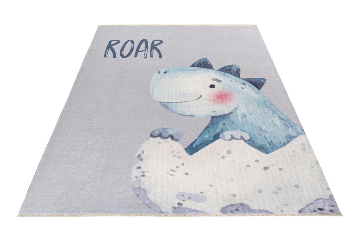 KINDERTEPPICH MY GRETA - Weiss/Pastellblau, Trend, Textil (115/170cm) - Ben'n'jen