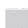 TVÄTTSTÄLLSUNDERSKÅP BASIX -EXKLUSIV- - vit/kromfärg, Basics, trämaterial/plast (60/55/33cm) - Mömax