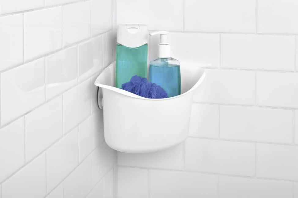 Zuhanykosár Easy - fehér, Modern, műanyag (24,8/20/14,35cm) - Premium Living