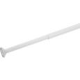 Duschvorhangstange Renate Silber 125-220cm - Weiß, Metall (125-220cmcm) Duschvorhangstange Renate Silber 125-220cm - Weiß, Metall (125-220cmcm)