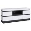 Comodă TV CAMPANIA - alb/antracit, Trend, material pe bază de lemn (160,8/68/45cm) - Modern Living