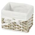 Coș De Depozitare Emilia - alb/culoare natur, materiale naturale/hârtie (12/12/15cm) - Modern Living Coș De Depozitare Emilia - alb/culoare natur, materiale naturale/hârtie (12/12/15cm) - Modern Living