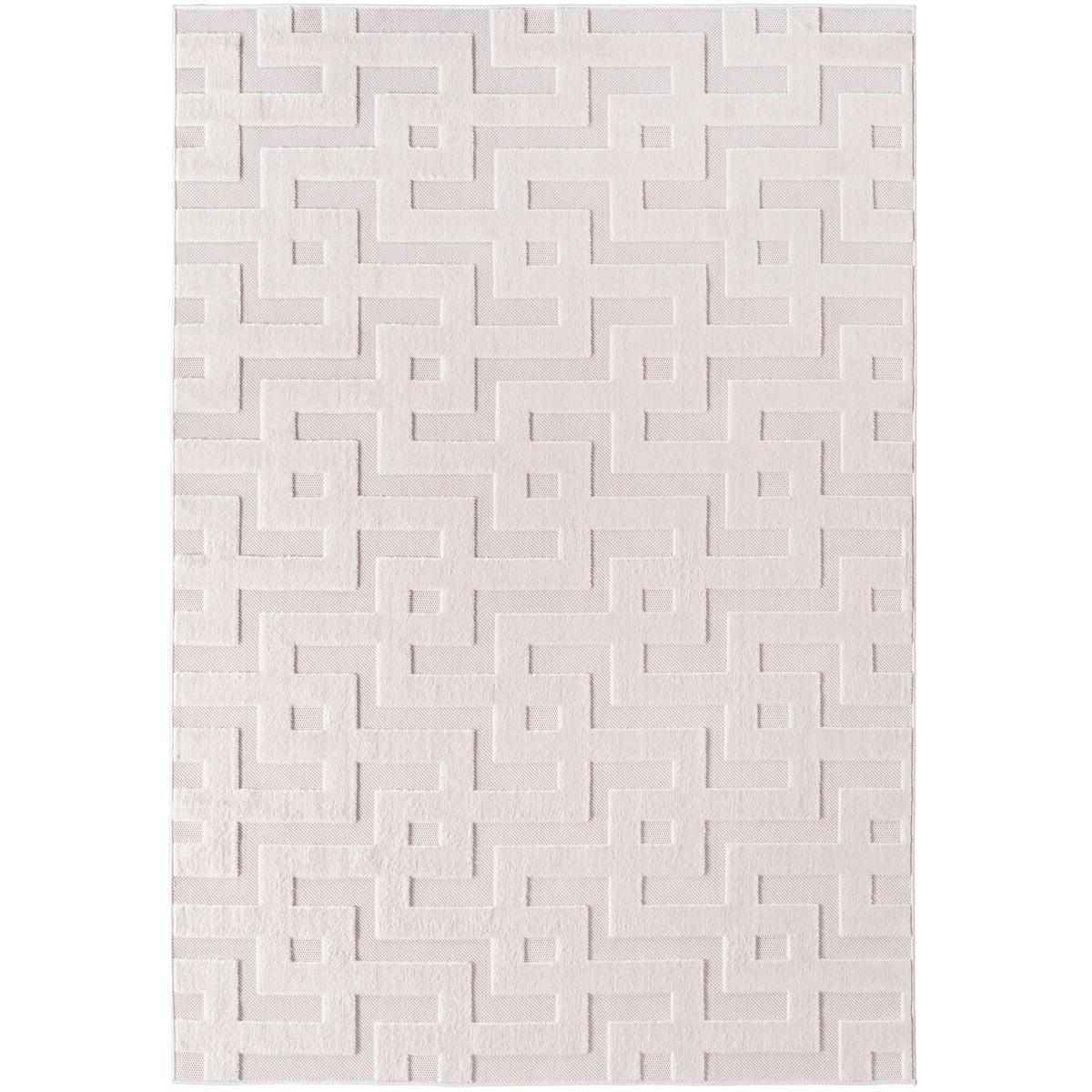 Ravno Tkana Preproga Doha, Krem, 120x170cm - krem barve, Basics, tekstil (120/170cm)