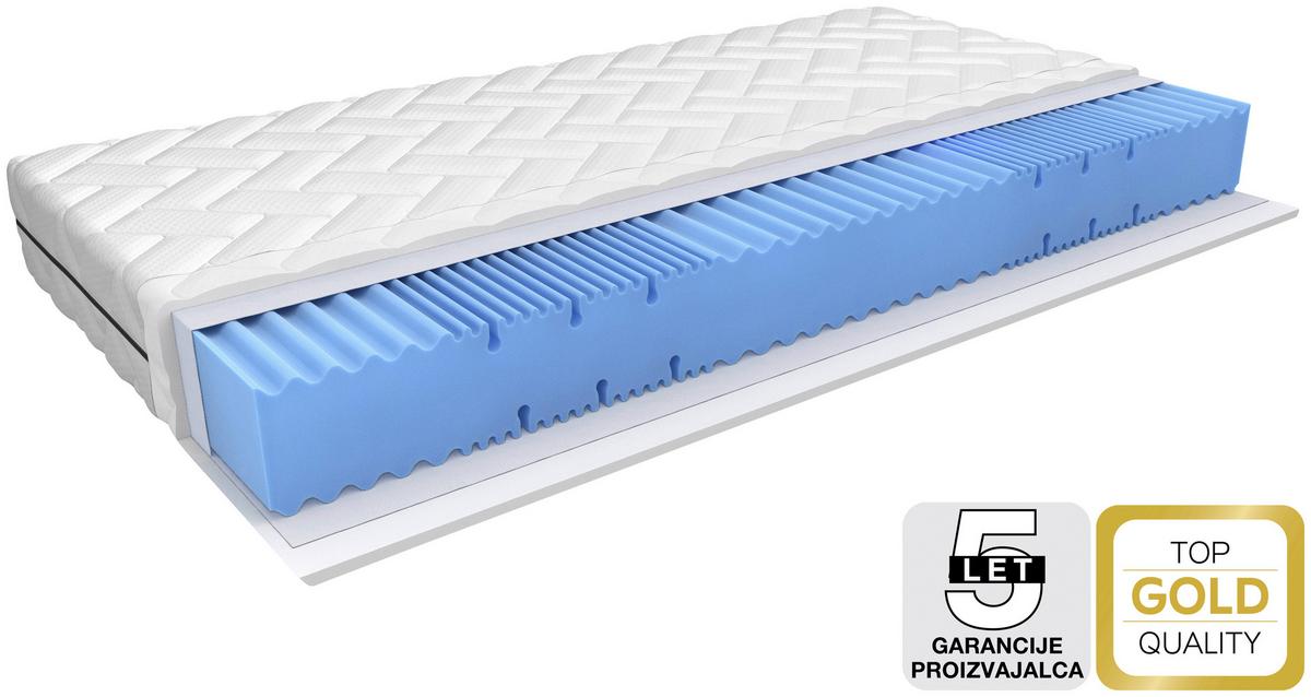 Madrac Od Hladno Lijevane Pjene Cool Flow - bijela (90/200cm) - Premium Living