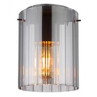 Deckenleuchte Tulivar Dunkelgrau max. 40 Watt - Dunkelgrau, Design, Glas/Metall (18/23cm) - Globo