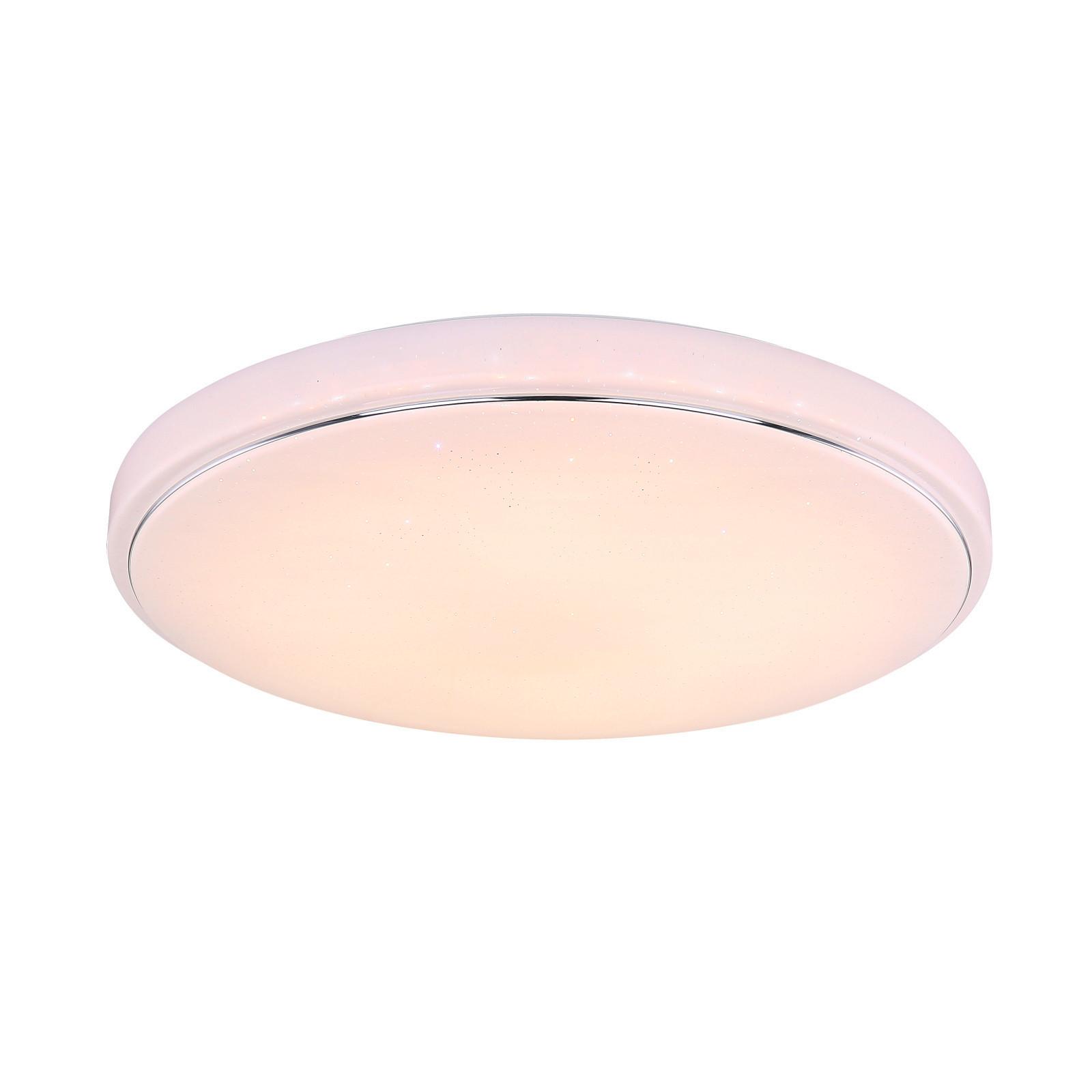 Led Mennyezeti Lámpa Kalle - króm/opál, Basics, műanyag/fém (57.5/8.5cm)