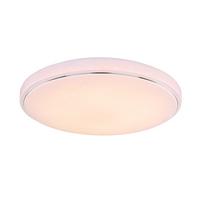 Led Mennyezeti Lámpa Kalle - króm/opál, Basics, műanyag/fém (57.5/8.5cm)