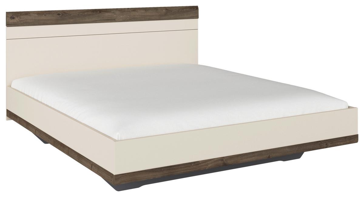 Krevet Sajo - boje šampanjca, Trend, drvni materijal (180/200cm) - Premium Living