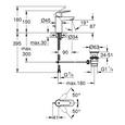 Mosdó Csaptelep Grohe Start Edge - Króm, modern, Fém (23/6,5/25cm) - Grohe Mosdó Csaptelep Grohe Start Edge - Króm, modern, Fém (23/6,5/25cm) - Grohe