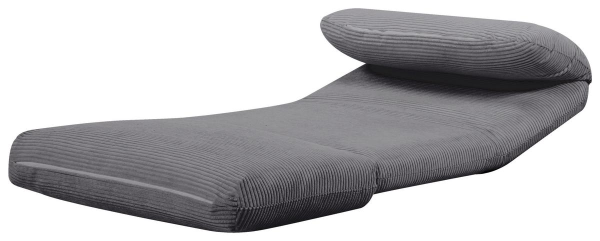 FOTEL Z FUNKCJĄ SPANIA ELYSIA - szary, Design, tkanina (82/58/78cm) - Livetastic