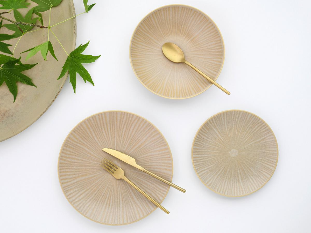 Kombinirani Servis Vesuvio Sand, 12-Delni - peščene barve, Basics, keramika - Creatable