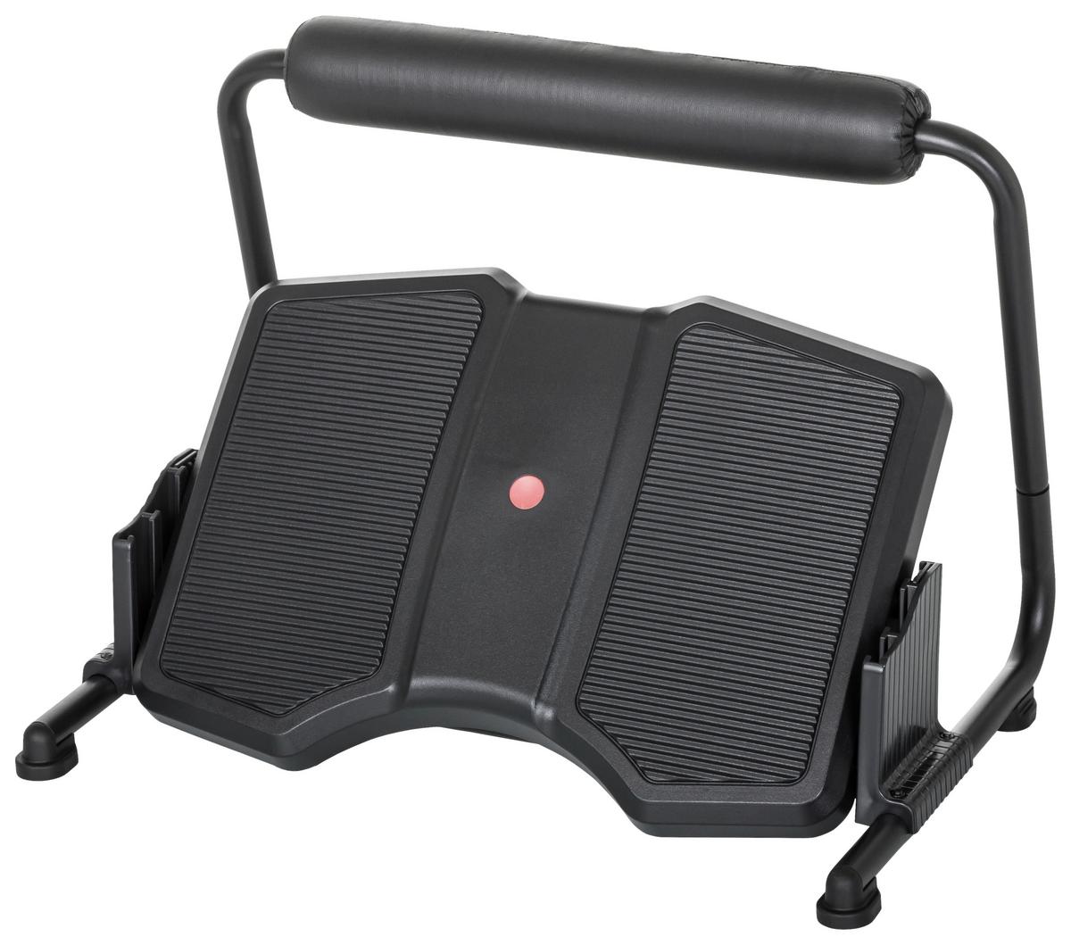 Opora Za Noge Podi F, Črna - črna, Basics, kovina/umetna masa (49/37/35cm) - MID.YOU