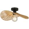 TAKLAMPA BLI - svart, Modern, metall/papper (38/38/15cm) - Mömax