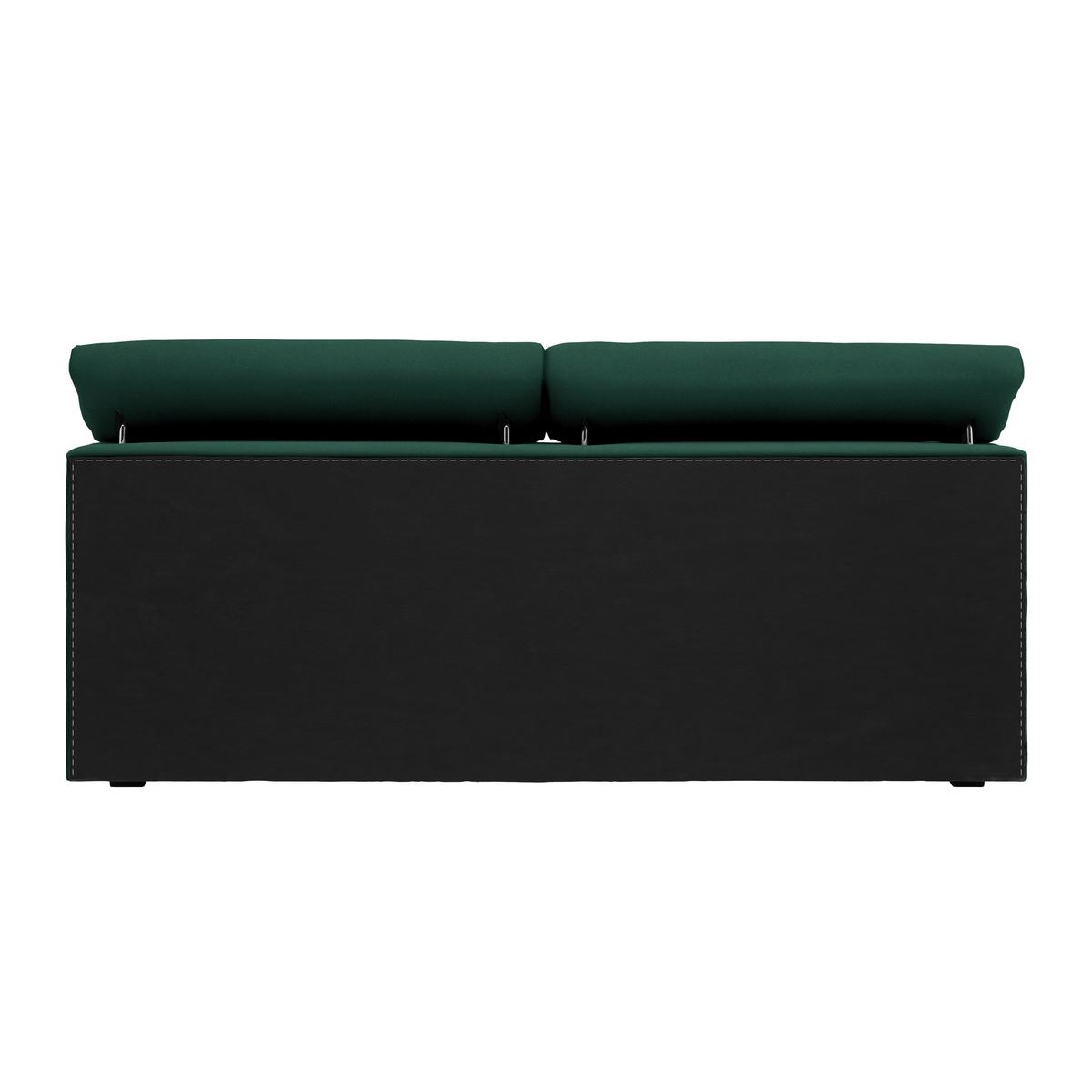 Boxspringbett Sevilla Dunkelgrün ca. 180x200cm - Dunkelgrün/Schwarz, KONVENTIONELL, Holz/Kunststoff (180/200cm) - Premium Living