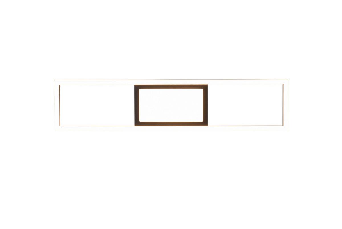 LED-Deckenleuchte Regido Schwarz max. 22 Watt - Schwarz, Design, Metall (13/60/6cm)