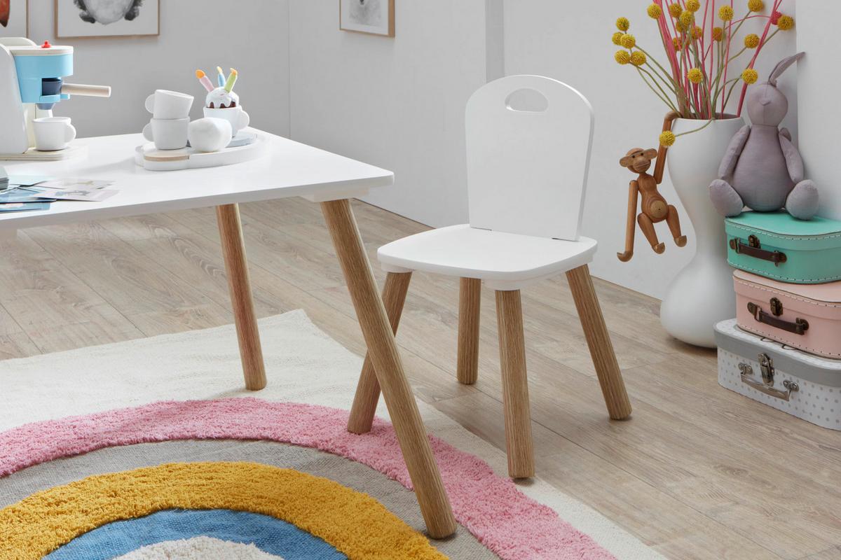 KINDERSITZGRUPPE KLEINMÖBEL - Weiss, Design, Holzwerkstoff (55/43/55cm) - MID.YOU