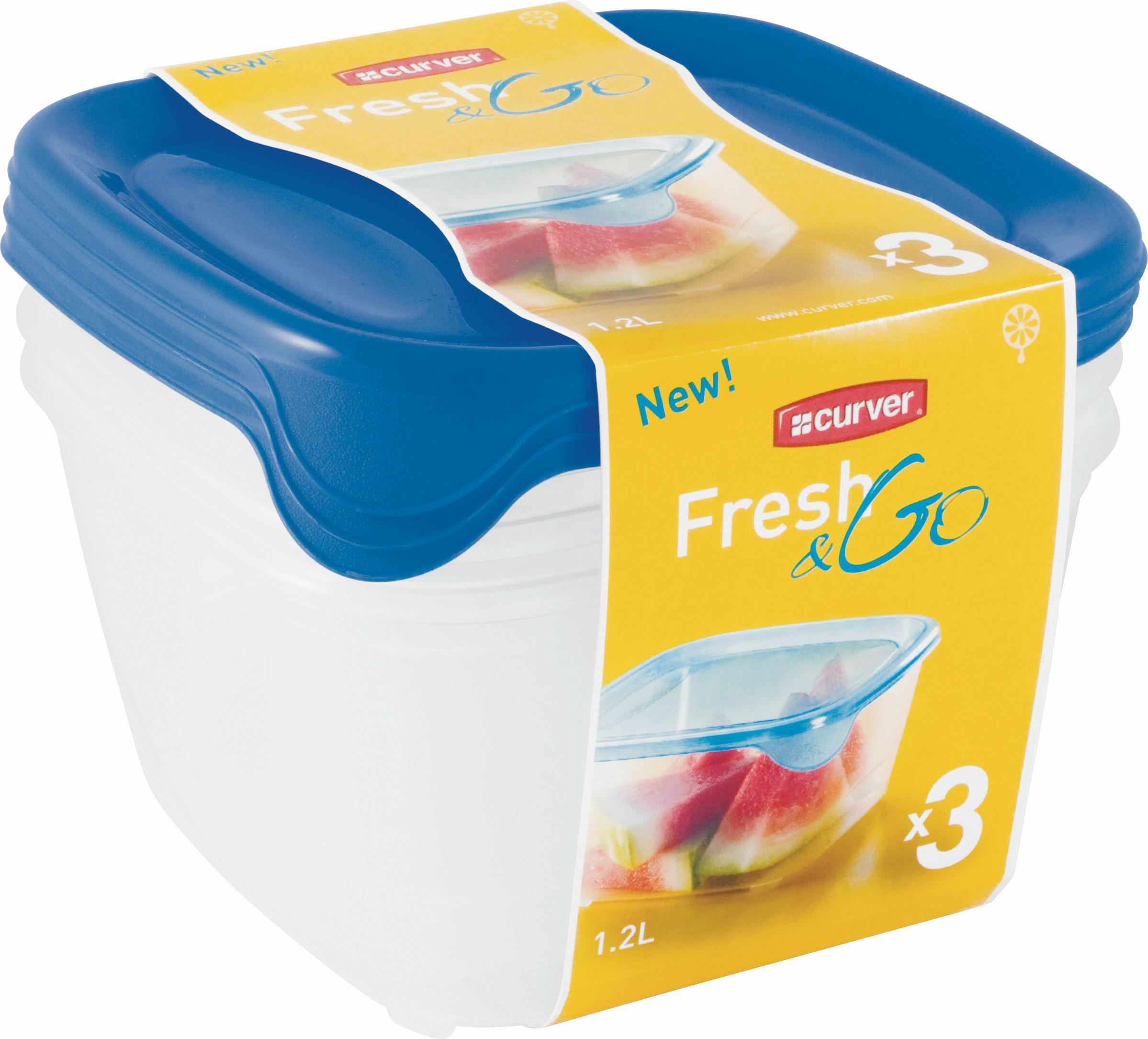 Tárolódobozszett Fresh&go - műanyag - Curver