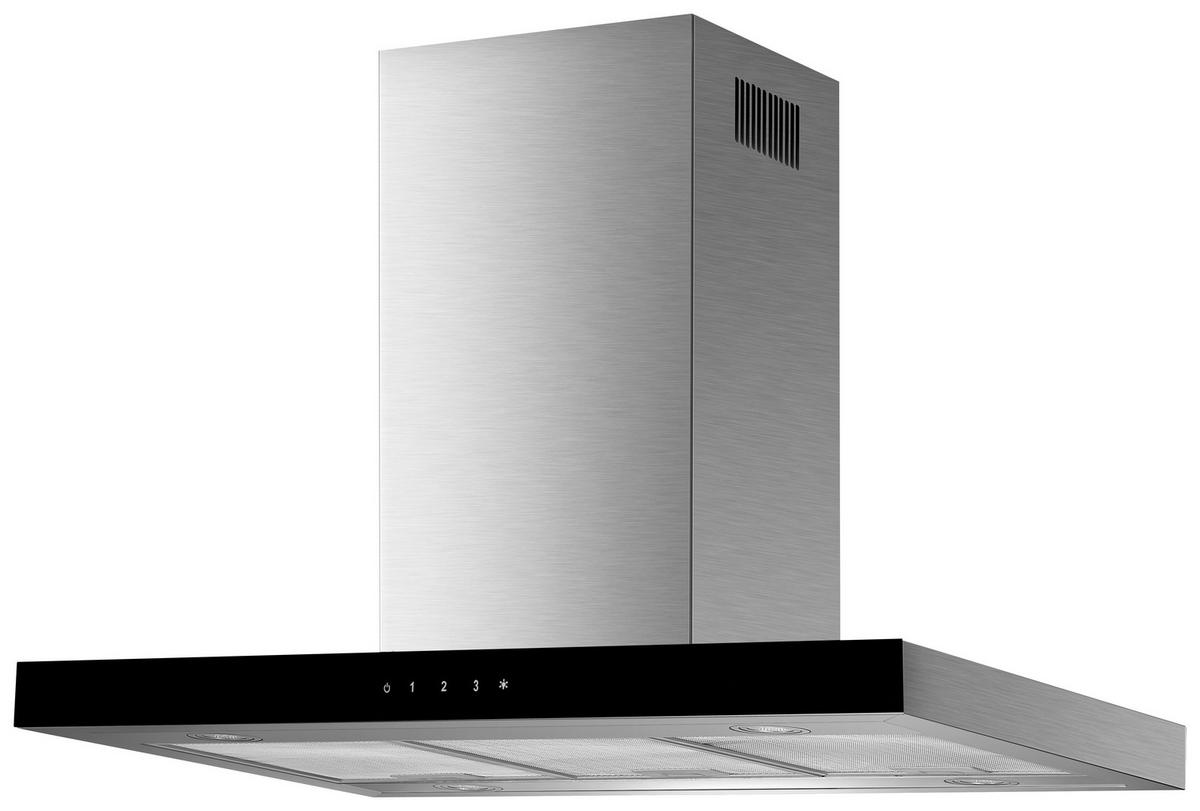 Inselküche Premium Weiss Hochglanz m. Geräten B: 280 cm - Weiß, MODERN, Holzwerkstoff/Metall (280/160cm) - Respekta