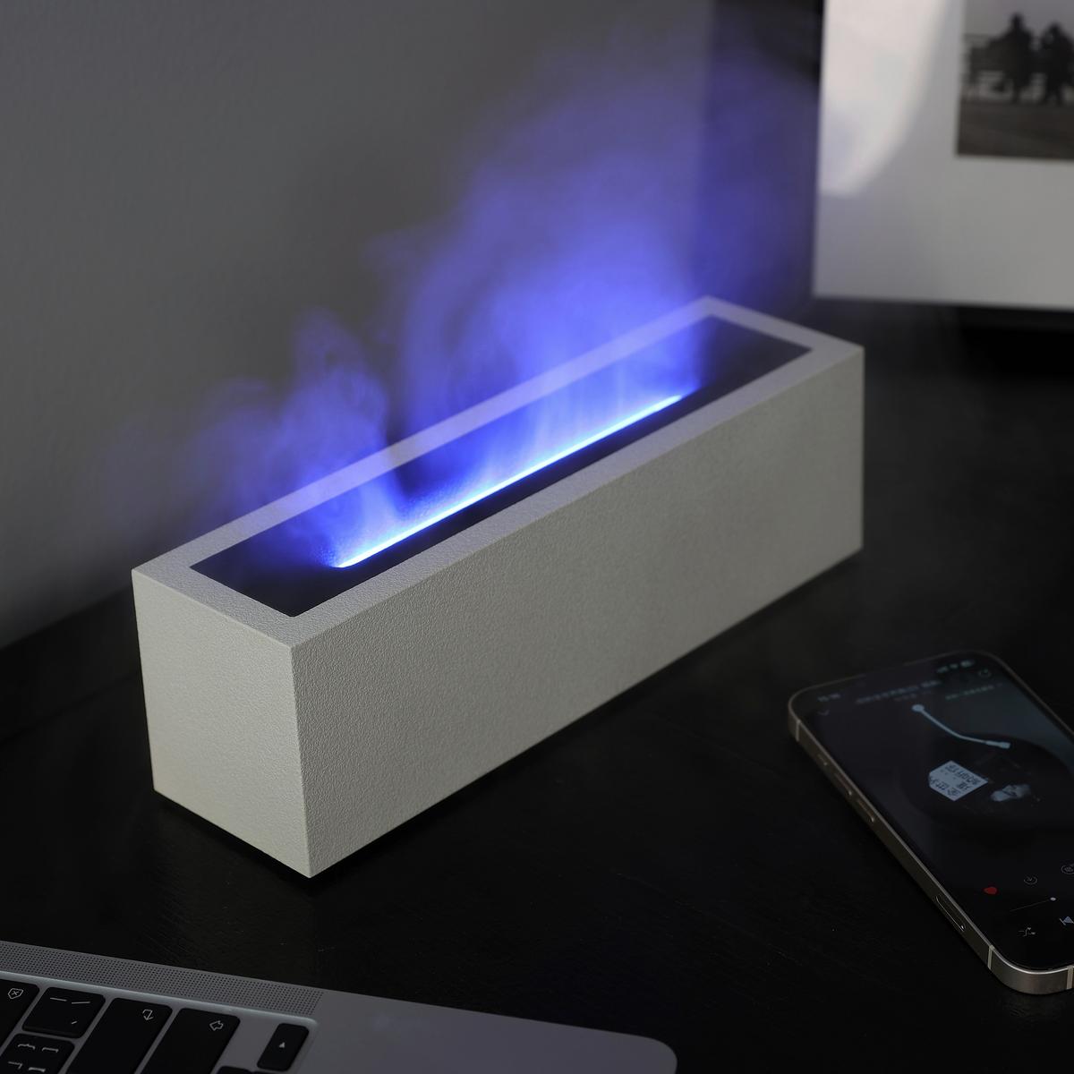 Diffuser Fire&More Weiß ca. 200ml - Weiß, Design, Kunststoff (24,7/6,6/7,7cm) - Mömax