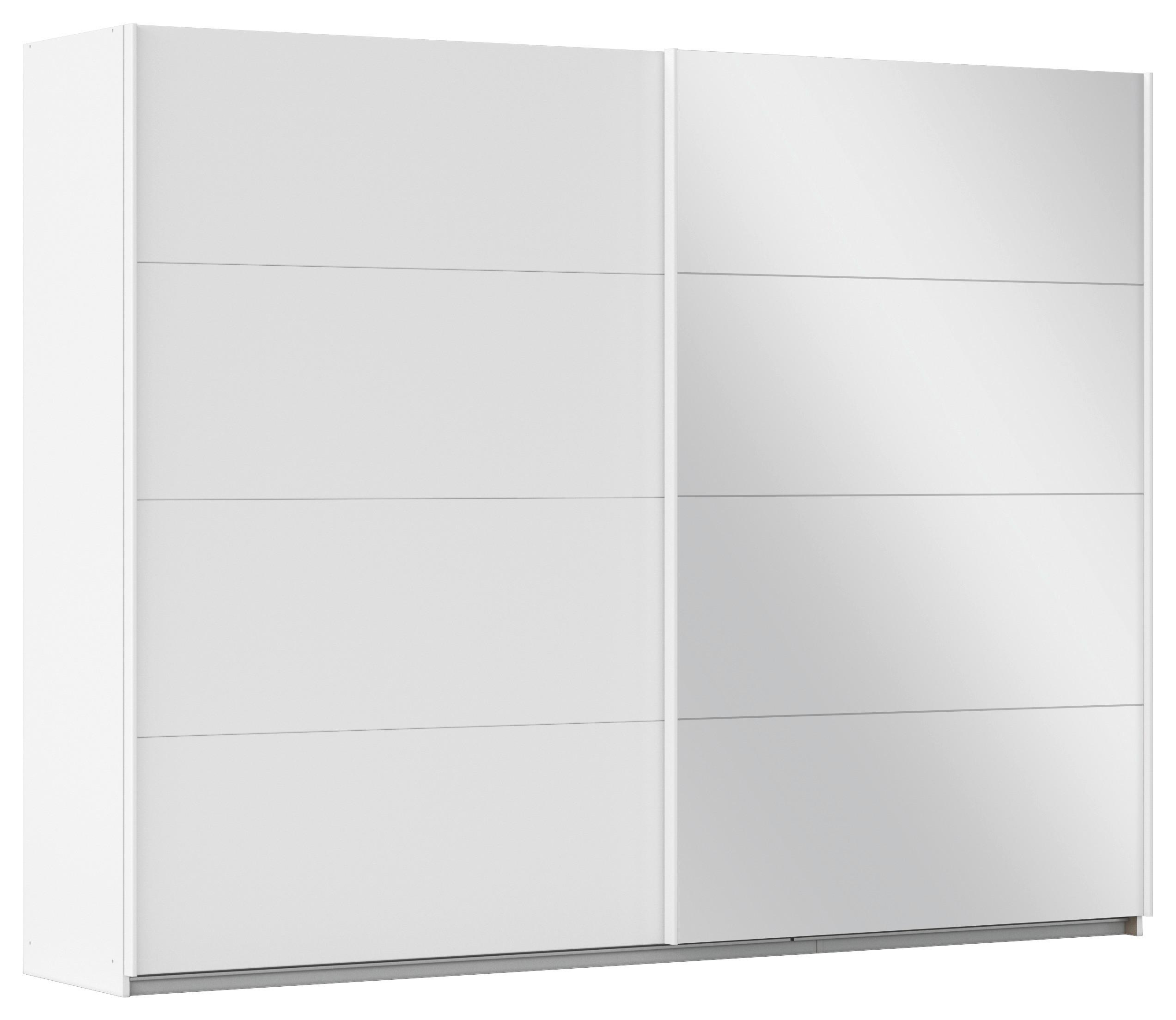 Schwebetürenschrank Scala Weiß - Weiß, MODERN, Holzwerkstoff/Metall (271/210/57cm) - Rauch Möbel