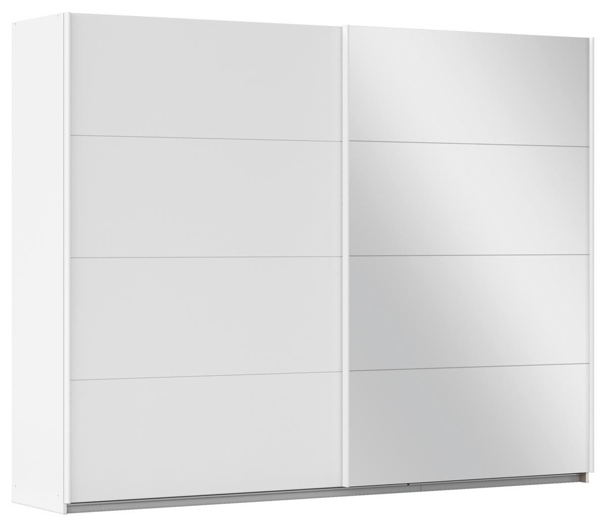 Schwebetürenschrank Scala Weiß - Weiß, MODERN, Holzwerkstoff/Metall (271/210/57cm) - Rauch Möbel