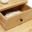 Schreibtisch Eichefarben - Eichefarben/Schwarz, Holz/Metall (120/92/65cm) - Premium Living