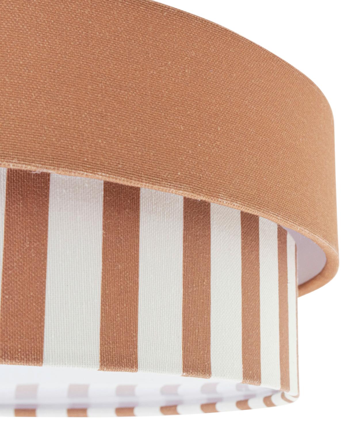 LAMPA SUFITOWA NEELE - kolor naturalny/brązowy, Modern, tworzywo sztuczne/metal (37/13cm) - Novel