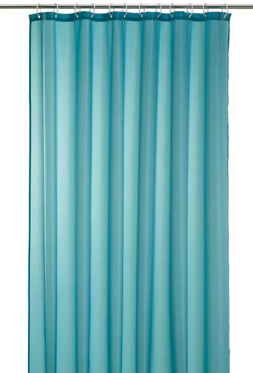 Duschvorhang Uni in Blau ca. 180x200cm - Blau, KONVENTIONELL, Textil (180/200cm) - Modern Living