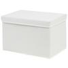 Faltbox Cindy ca. 23l - Weiss, Modern, Karton/Textil (38/26/24cm) - Mömax