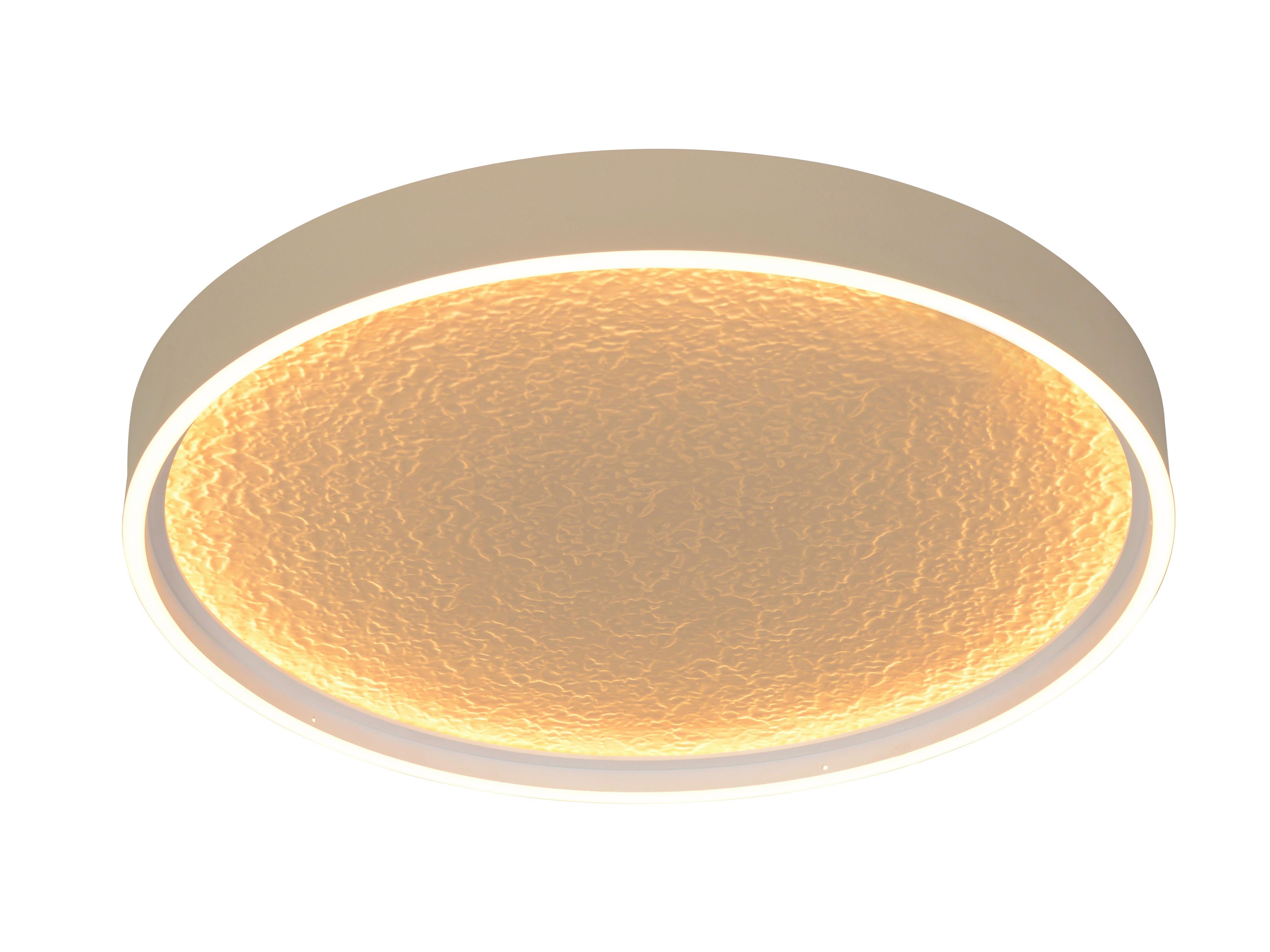 LAMPA SUFITOWA LED 9069-113L BORMES - kolor piaskowy, Basics, tworzywo sztuczne/metal (60/6,5cm)