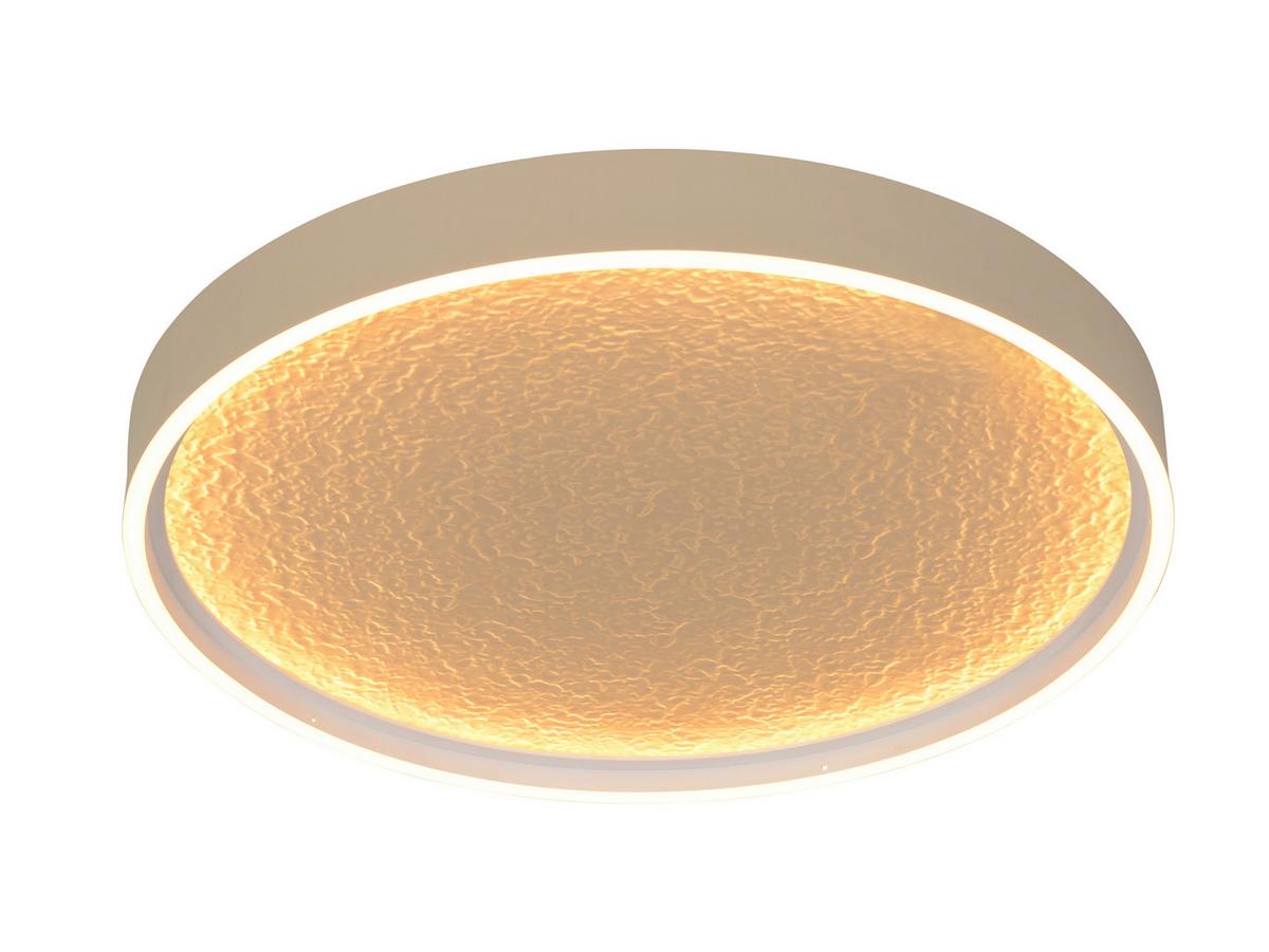 LAMPA SUFITOWA LED 9069-113L BORMES - kolor piaskowy, Basics, tworzywo sztuczne/metal (60/6,5cm)