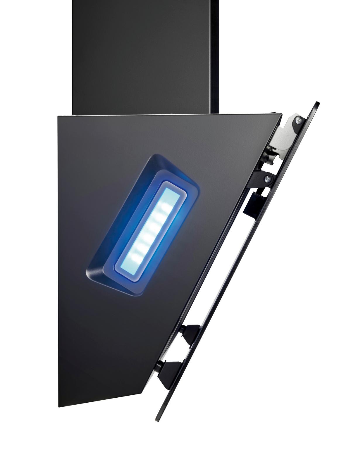 OKAP KUCHENNY DU 7611 G - czarny, Basics, metal/szkło (60/111,6/29,6cm) - Bomann